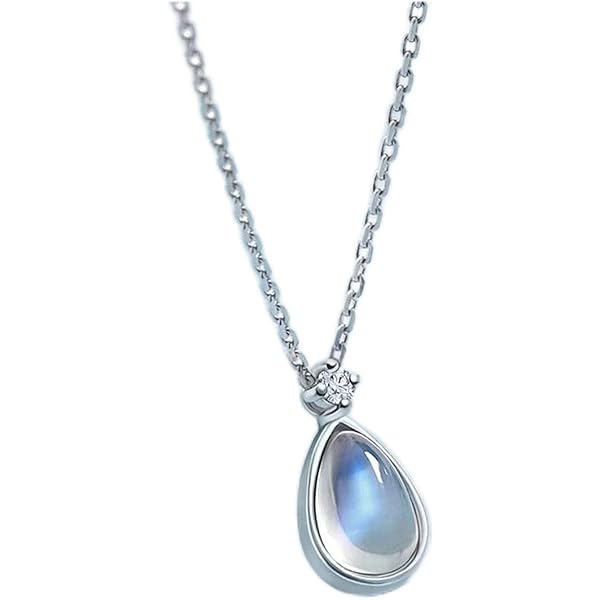 Amazon | ピンクムーンストーン オーバル型 楕円 レディース